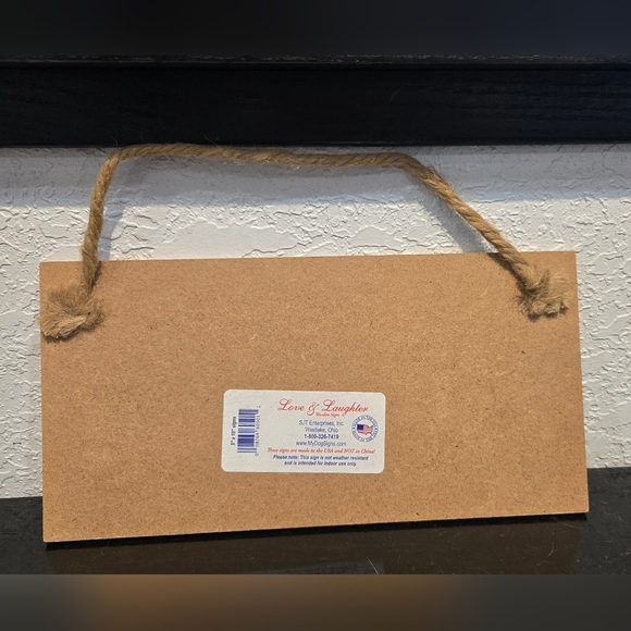 3/$20 Pug "Dogs Leave Paw Prints On Your Heart" Wall Sign Decor - Picture 2 of 2